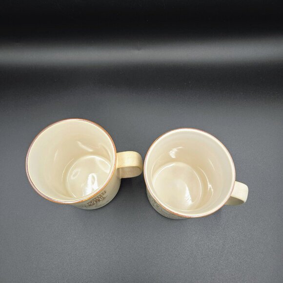 Manoir Collection Vintage Mugs Cabin Fishing Cup Coffee Stoneware Read - Picture 8 of 12